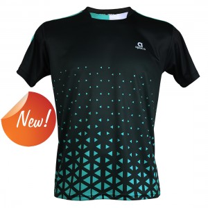 Apacs Dry-Fast T-Shirt (RN10131-AT) - Black/Turquoise